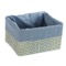 Square Storage Basket in Grey or Moka